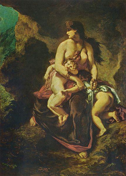 Eugene Delacroix Medea Sweden oil painting art